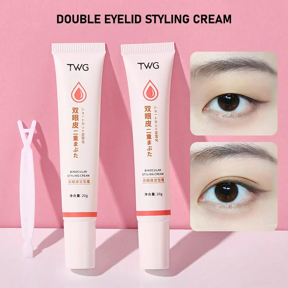 Double Eyelid Shaping Cream Invisible Double Eyelids Big Eye Natural Lasting Waterproof Lift Eyelid Glue Serum Eye Makeup Tools double eyelid styling glue