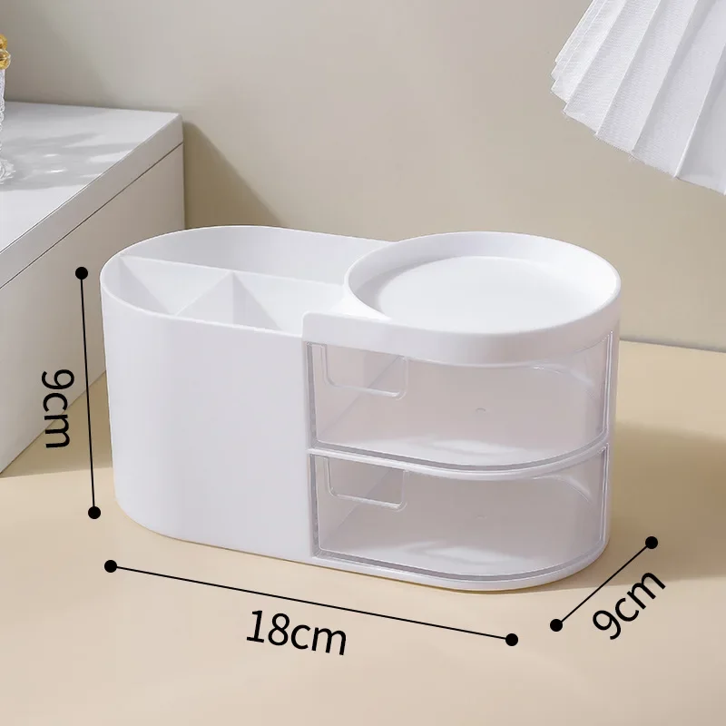 Ins Cute Kawaii Pen Holder Organizer Kids Girl Student Office Desktop Fashion Large Capacity Stationery Storage Box Organizer