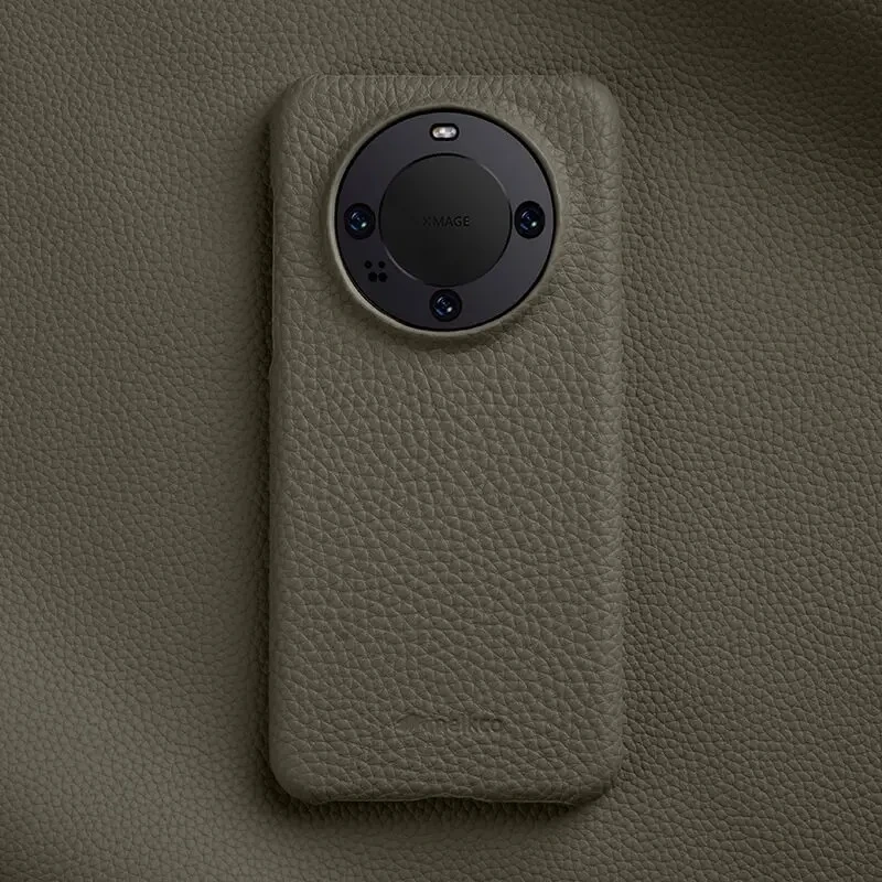 Melkco Case For Huawei Mate 60 Pro Plus Case Genuine Leather Cases Luxury Fashion Business Back Cover Phone Case