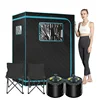 Full Size Steam Sauna Set Large Space Home Spa With Steamer EU US AU UK Plug for Relaxation Detox 1