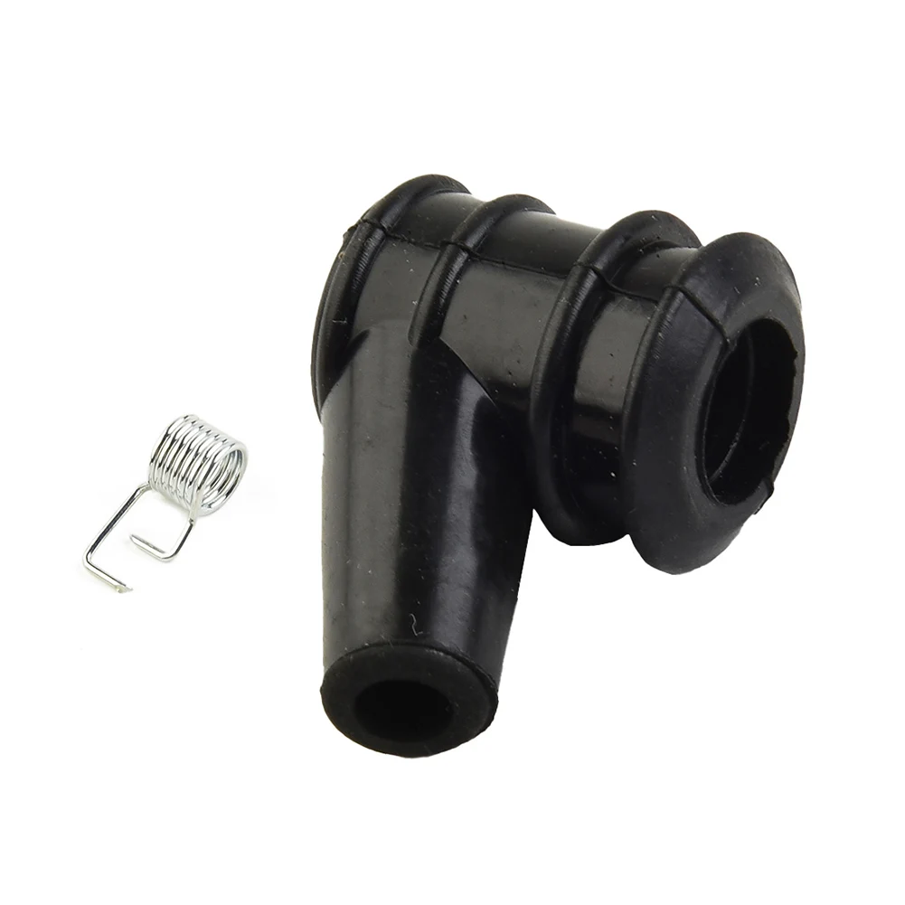 Rubber Spark Plug Cap Cover For 5mm HT Lead Black Rubber Products For Mower Blower Strimmer String Trimmer Parts Accessories