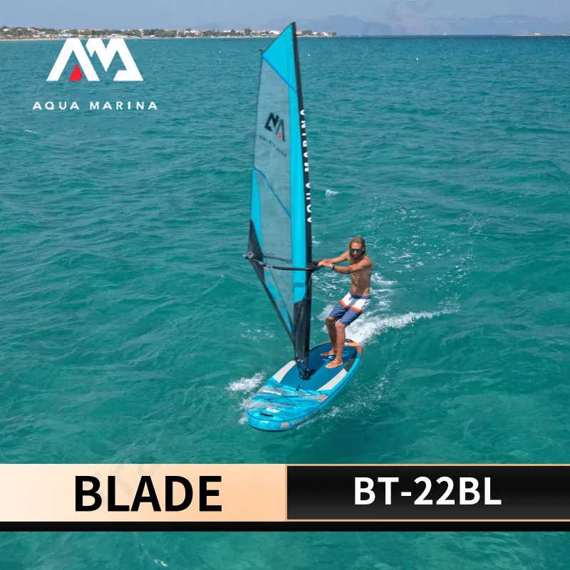 AQUA MARINA 블레이드 SUP 서핑 보드, 스탠드업 스포츠 패들 보드, 서핑 크루즈, 수상 스포츠 EVA 미끄럼 방지 핏 항해, 3.2m