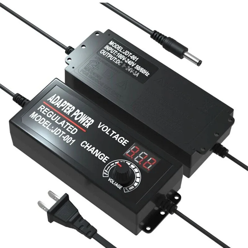 Ac Dc 3V 5V 9V 12 V 24V Schermo Di Alimentazione Regolabile Alimentatore Universale 5 12 V Volt Dc-Dc 220V A 12 V 24V 5V Smps