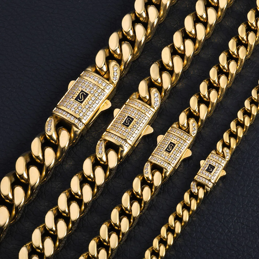 Wholesale Fashion Mens Hiphop Cuban Links Chain Jewelry - Main Image