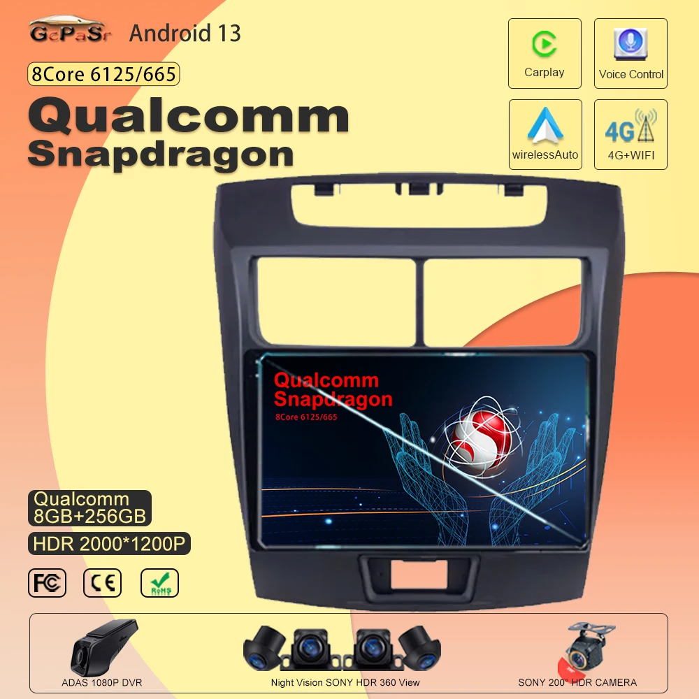 

Car Radio Player For Toyota Avanza 2010 2018 360 Cam Android 13 high-performance CPU Carplay Auto DVR WIF | surveillance screen