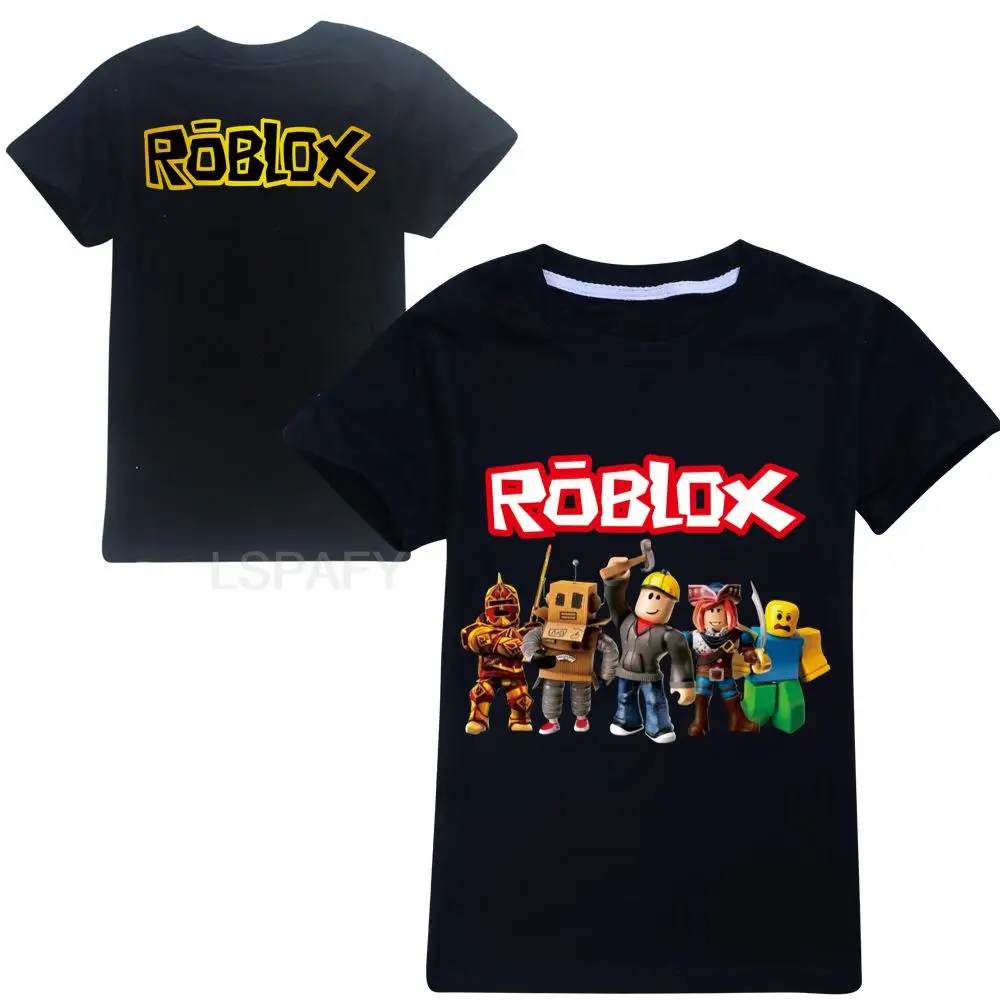 Roblox Baby Casual Camisas Crianças Moda Roblox T Shirt Algodão