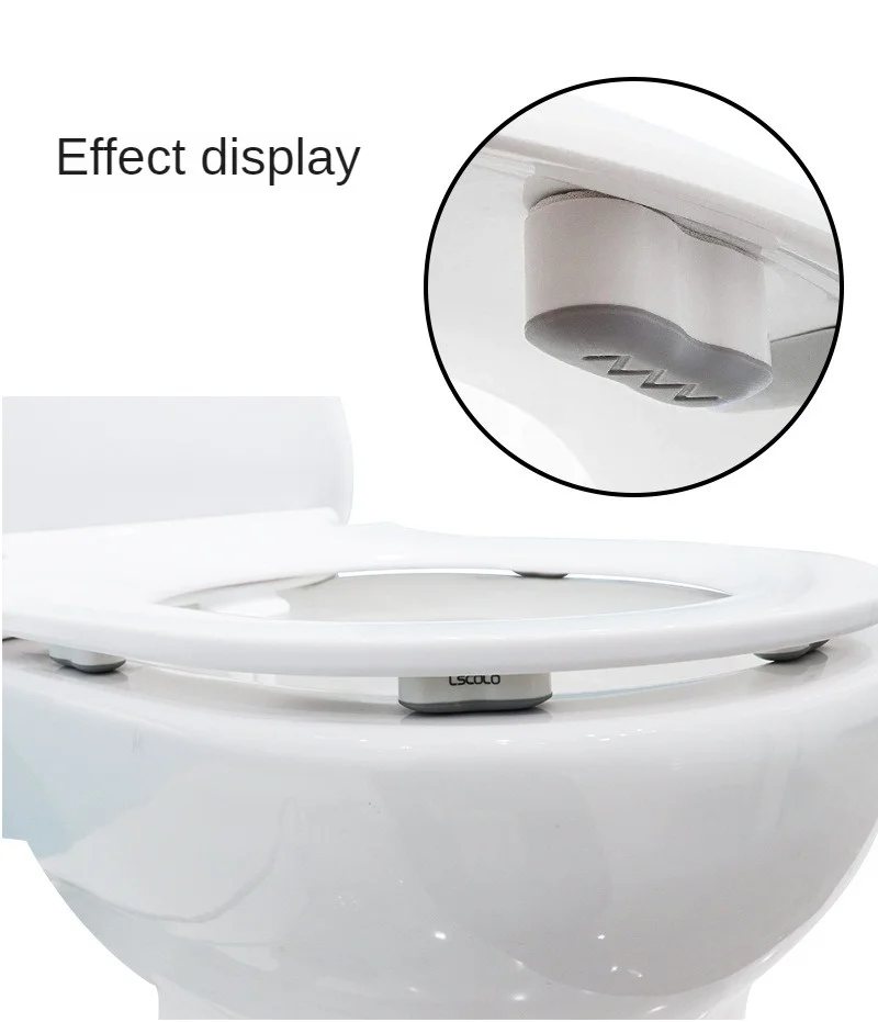 Description Picture 3 of itemSamodra Bidet BumperFor Bidet Attachment Bidet Toilet Seat Bumper For Bidet Attachment With Strong Adhesive White 4PACK