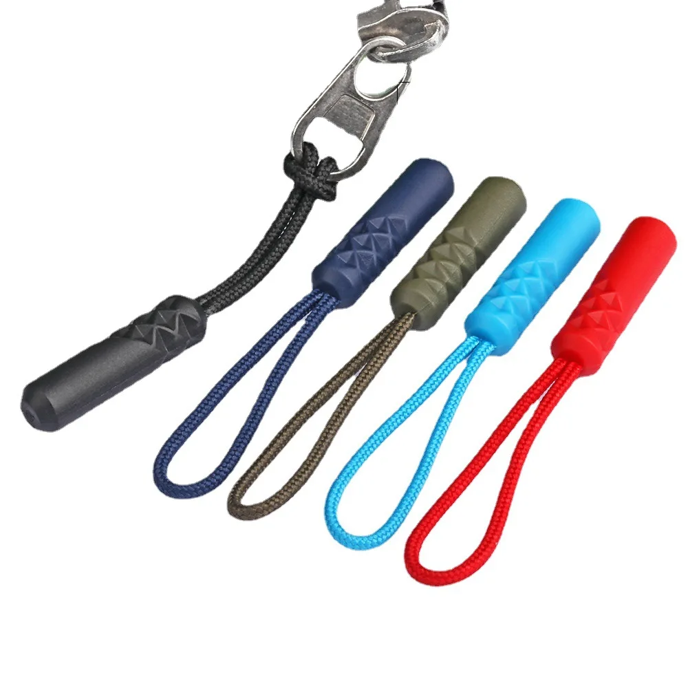 10Pcs Zipper Pull Puller End Fit Corda Tag Clip Di Ricambio Fibbia Rotta Fixer Zip Cord Tab Borsa Da Viaggio Valigia Tenda