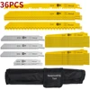 36Pcs/Set Reciprocating Saw Blades Pruning Saw Handsaw Multi Saw Blade For Cutting Wood Metal PVC Tube Power Tools Accessories 1