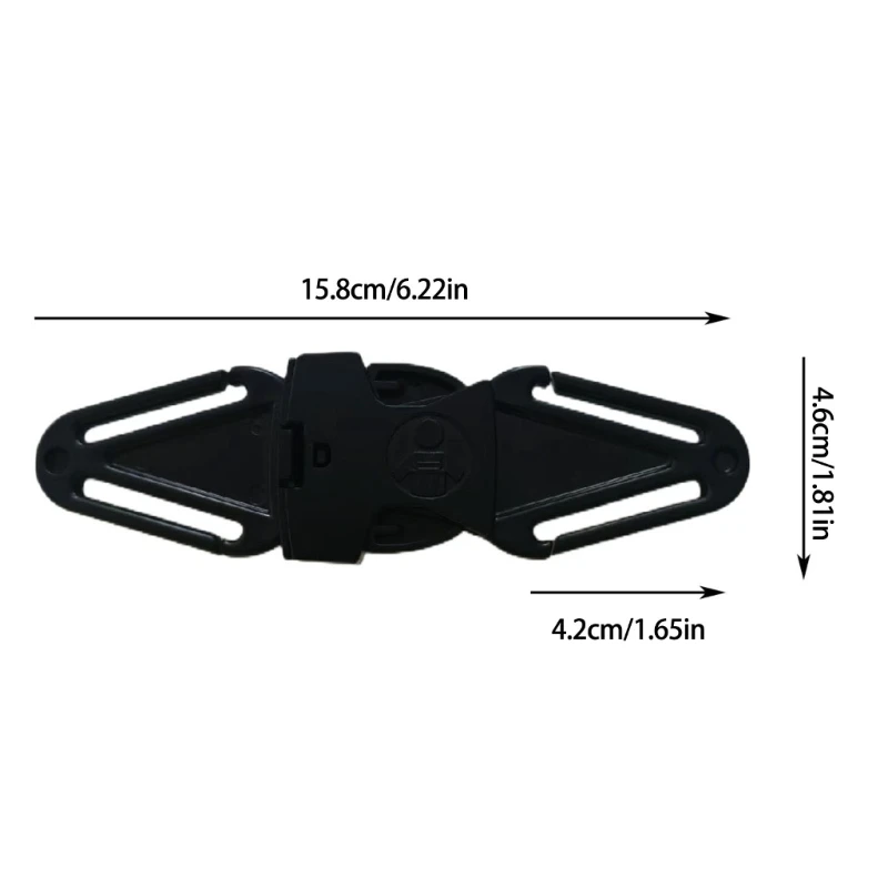 Anti Escape Car Seat Safety Clip Adjustable Child Safety Seat Secure Lock Universal Baby Stroller Highchair Chest Harness Clips