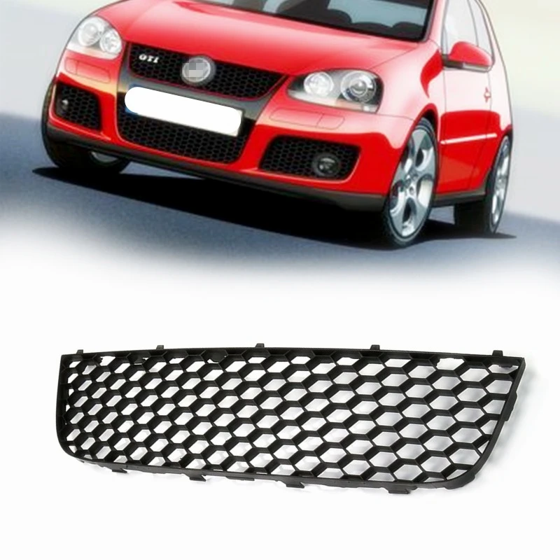 제타 MK5 GLI Gli 2006-2009 용 벌집 메쉬, 전면 하부 범퍼 센터 그릴