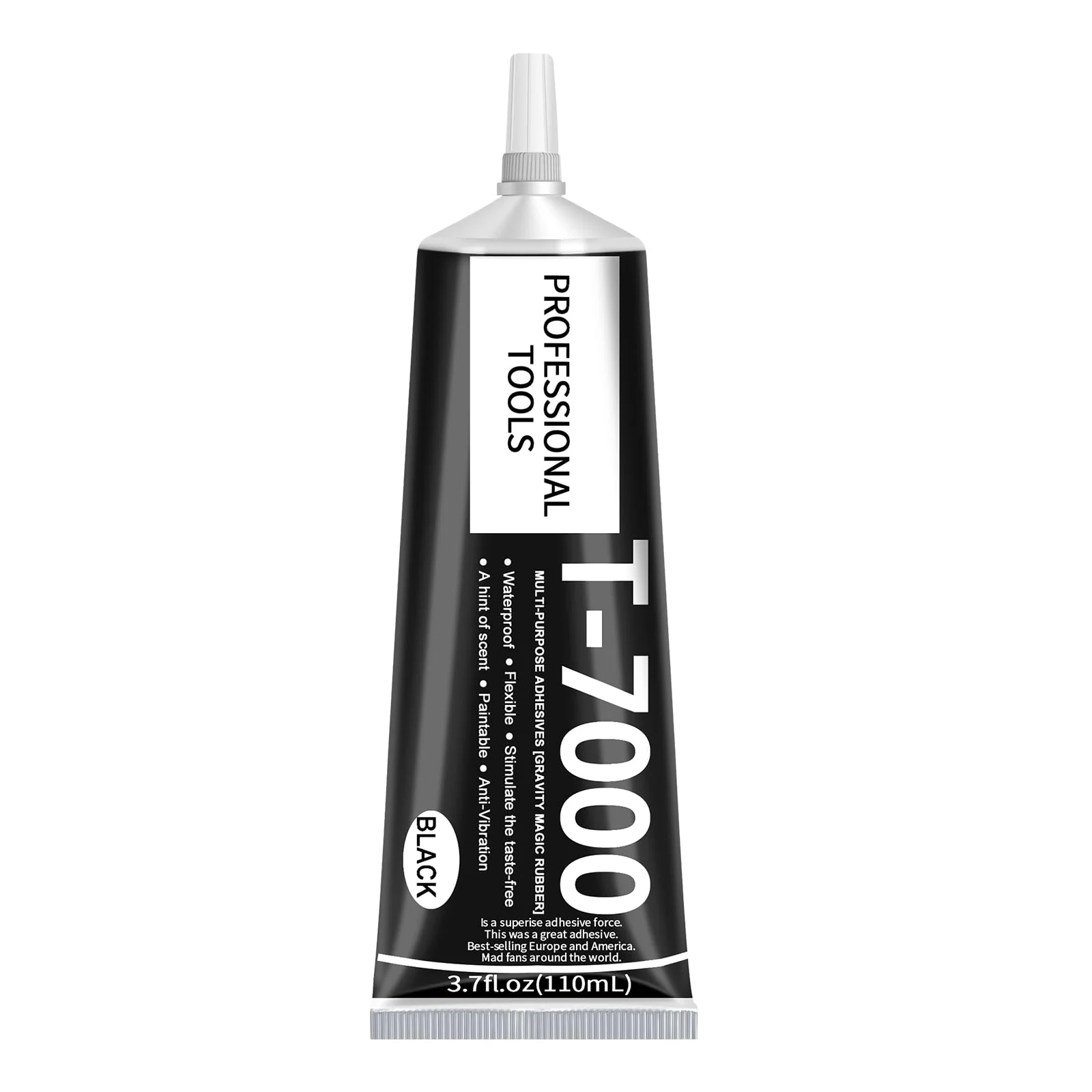 Waterproof Black Glue for Screen Repair & Jewelry Crafts - Super Strong Multipurpose Adhesive