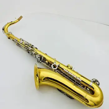Real Pictures Jupiter Tenor Saxophone JTS-710GNA Bb Tune Brass Lacquer Gold Silver Key Professional Woodwind With Accessories