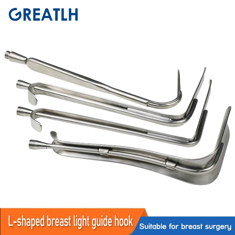 1pcs-Nasal-Light-Guide-Hook-L-Shape-Breast-Retractor-Wrinkle-Removal-Hook-LED-Light-Source-Plastic.jpg 1Db Orrú Fényvezető Horog L Alak Mellviselő Ránc Eltávolító Horog Led Fényforrás Plasztikai Sebészet Műszerek - Image 5