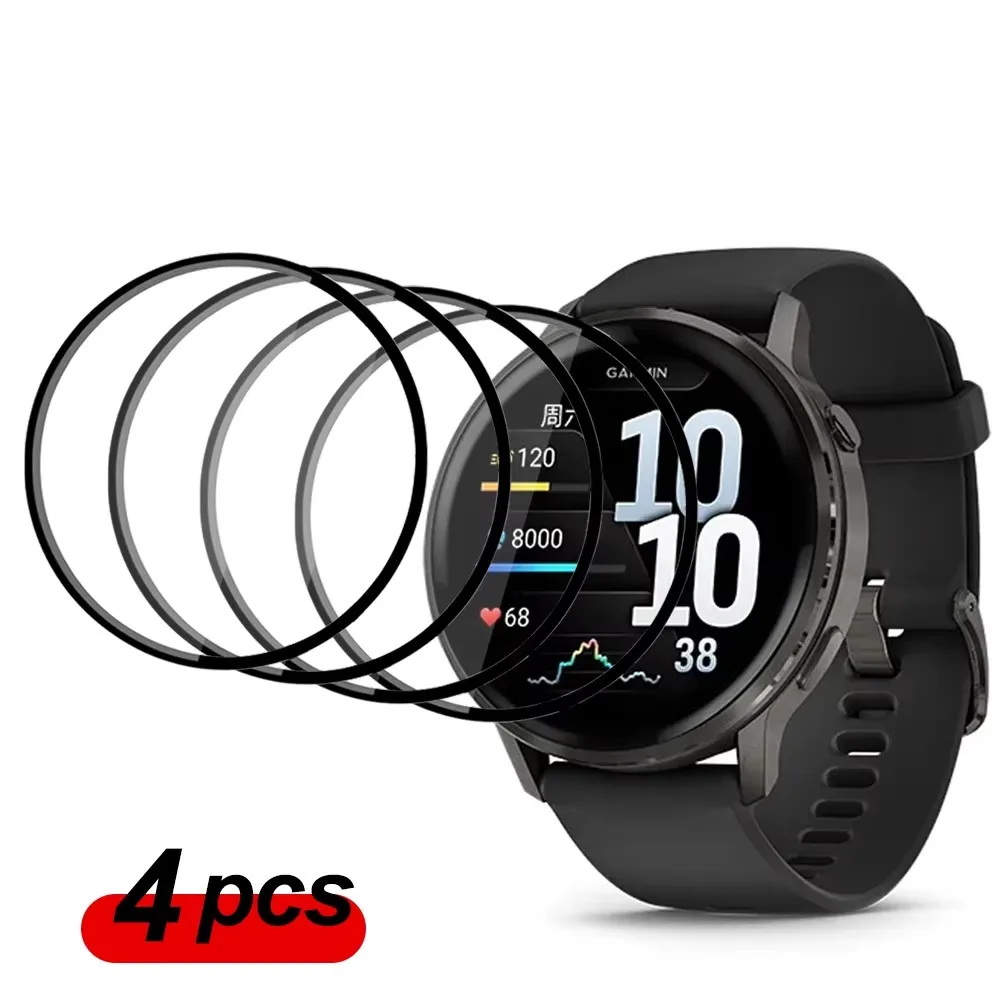 Garmin Venu 4 용 화면 보호기 45mm 41mm 곡선형 긁힘 방지 필름 Garmin Venu4 필름 액세서리 용 전체 커버리지 보호