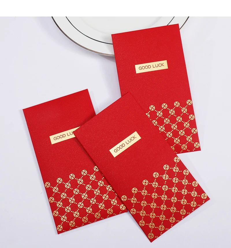 

10 шт., красные конверты и пакеты для подарка