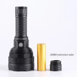 Convoy L8 Powerful Tactical Flashlights SBT90.2 6400LM Type-C Charging Port Outdoor Lighting by 26800 Battery for Hunting