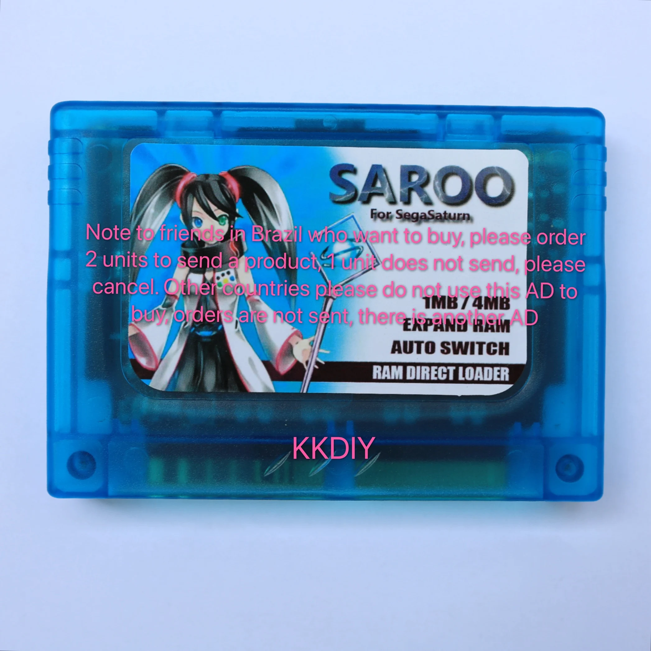 

Новинка SAROO для Бразилии-Консоль do sega Saturn, игра Ретро, 1,37 Ver SS, Everdrive