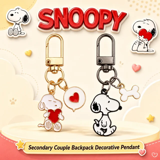 Llavero Metálico de Snoopy