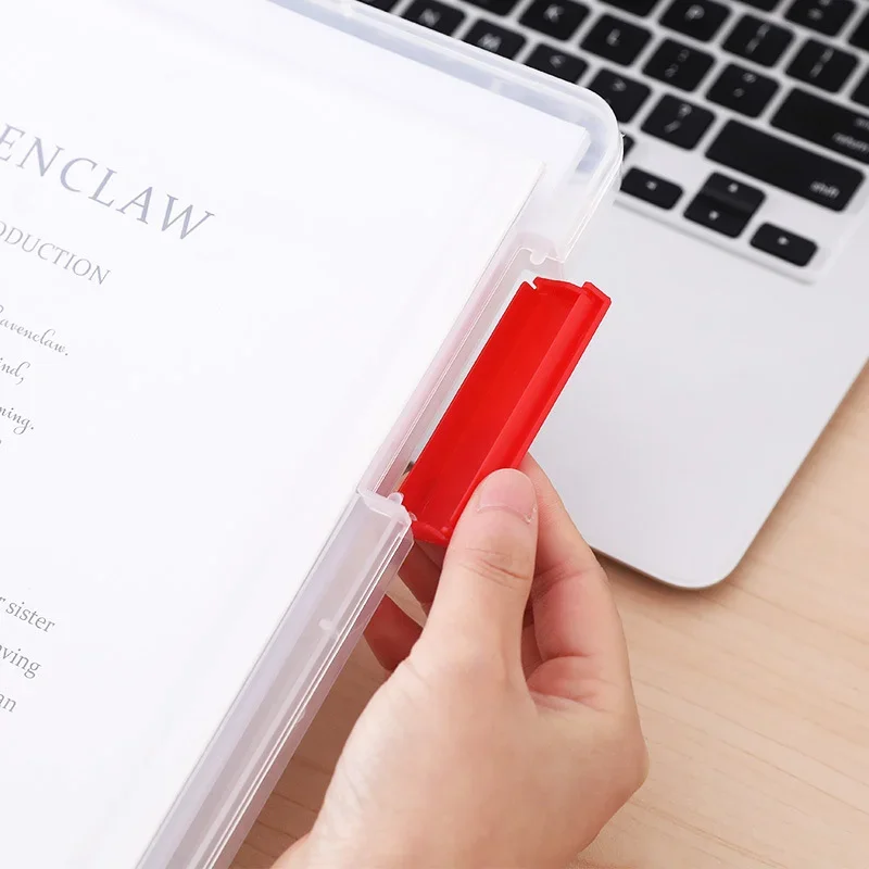 A4 투명 파일 폴더 대용량 종이 데이터 북 파일 정리함, 포트폴리오 사무실 문구 보관, 가정용