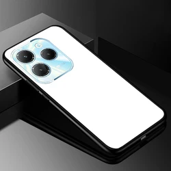 Luxury Tempered Glass Phone Case with Hard Back Bumper for Pova 6 Neo 4G (1)