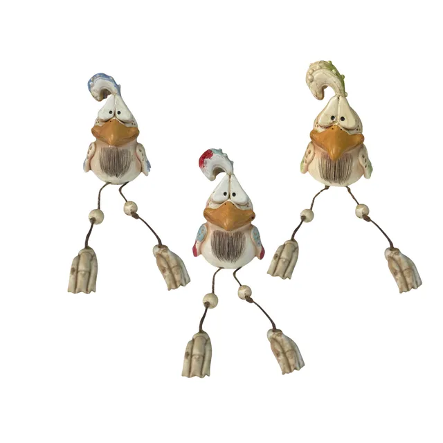 Vicces Csirke Kerti Szobrok Farm Művészeti-Backyard Dekoráció Dísz Újdonság Az Udvar Otthoni Dekorok - Image 5