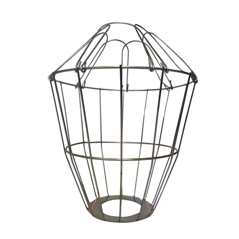 220V 3-in-1 Poultry Heating Lampshade Infrared Thermal Insulation with Mesh Cover Ceramic Lamp Mouth Set for Animal Husbandry