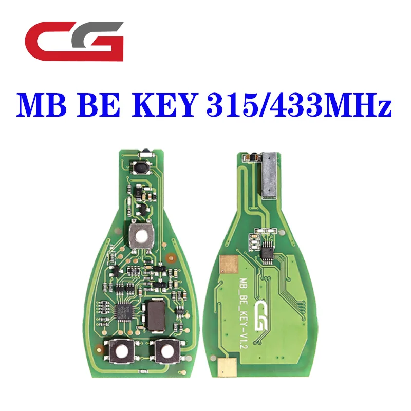 

Original CGDI MB CG BE Key for Mercedes for Benz 315Mhz/433Mhz with CGDI MB Programmer Supports BGA with Key Shell