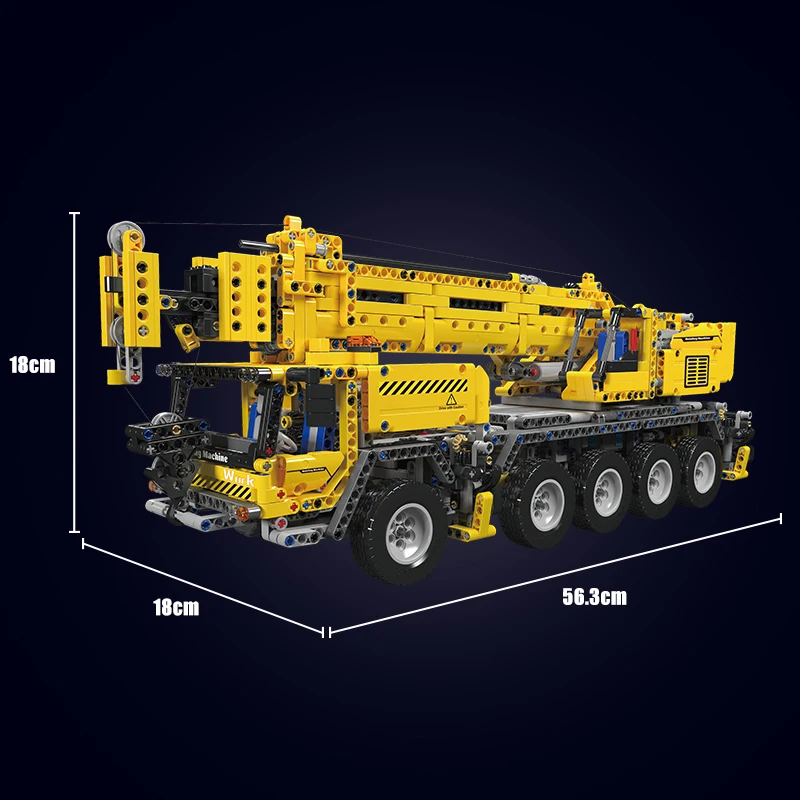 Mold King 17047 Technical Truck Building Block il telecomando