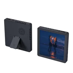 Personalized Bluetooth Speaker Photo Frame Fridge Magnet (Black)