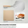 Indoor Pizza Oven - Makes 12 Inch Pizzas in Minutes, Heats up to 800°F - Countertop Electric Pizza Maker with 5 Touchscreen Pres 6