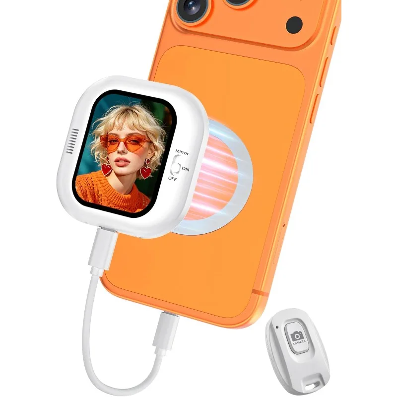 Compact Wireless Selfie Monitor with Back Screen and 1080P Resolution