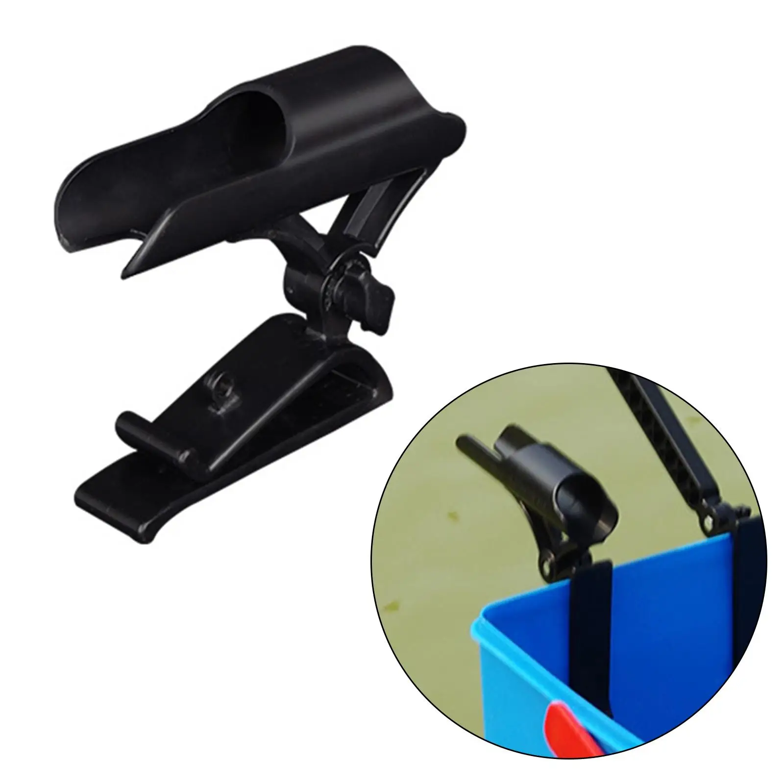 Bucket Rod Holder Foldable Pole Support Fishing Gear Ice Fishing Rod Holder