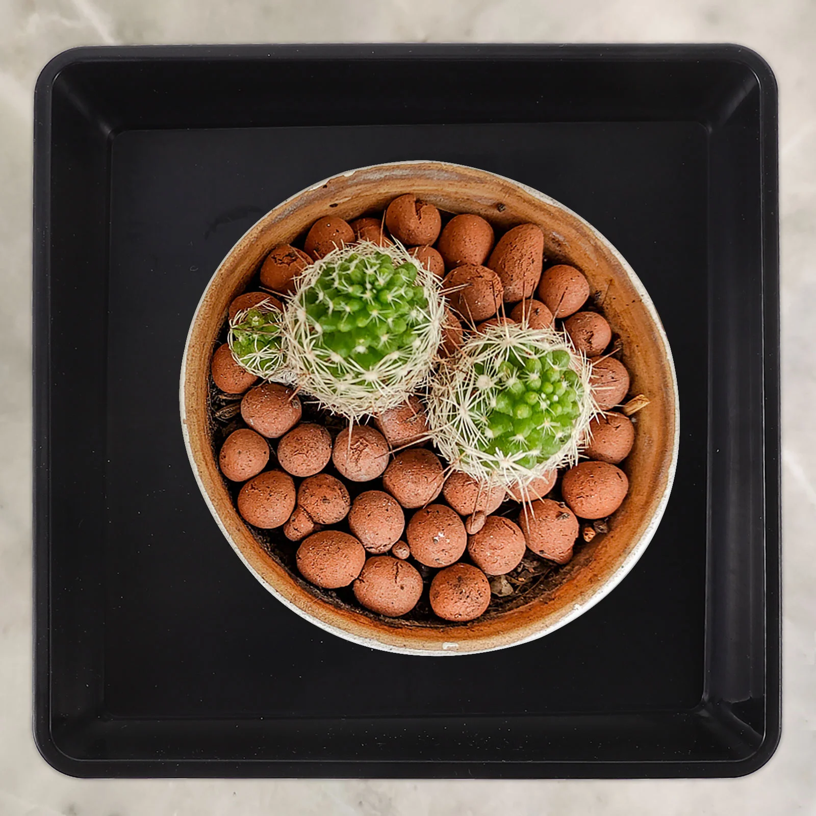

Stylish Plant Pot Trays Square Plastic Flower Pot Tray Tray Classic Garden Pot Trays Durable Flower Pot Pallets Plant Trays