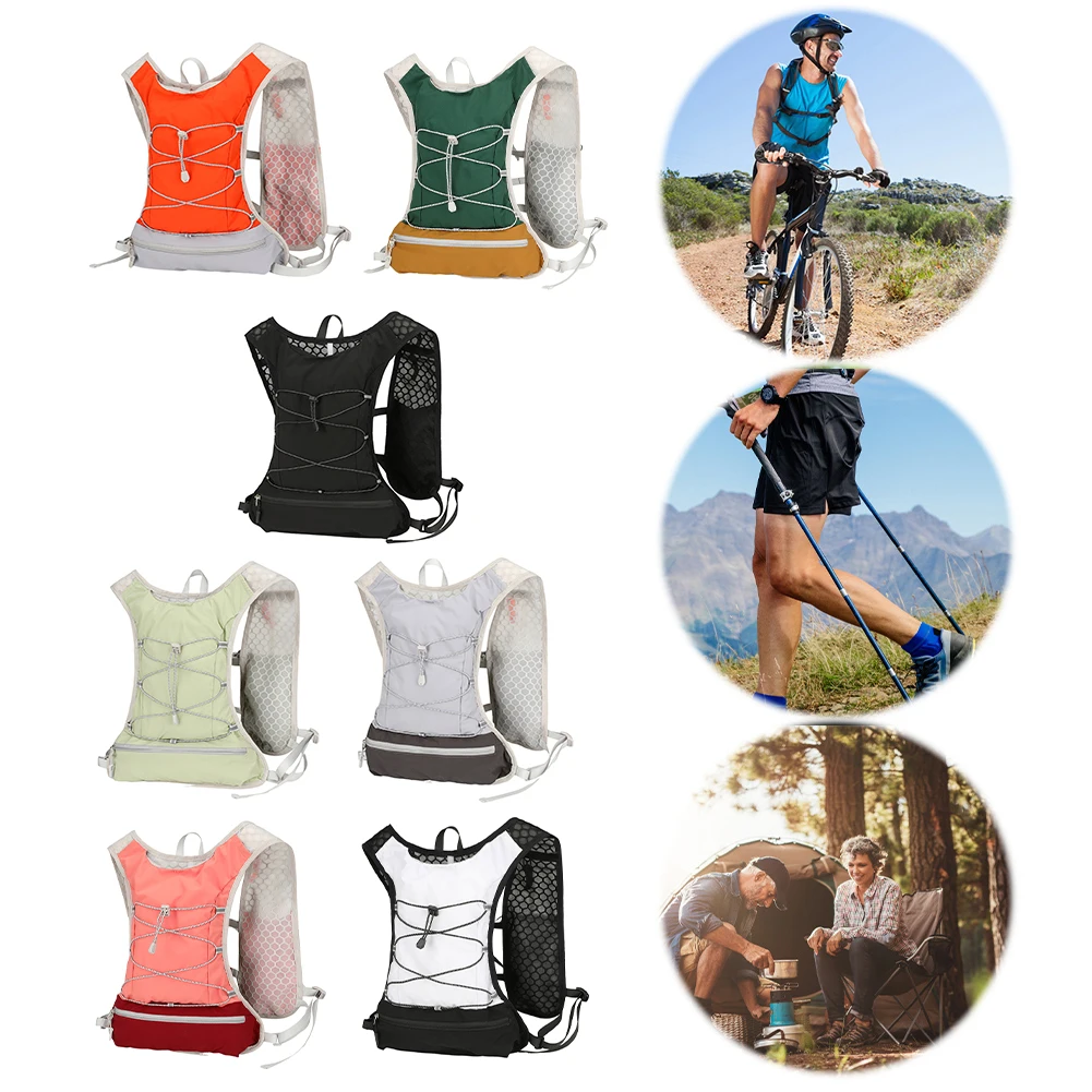 Cycling Backpack Wear Resist Ultralight Storage Knapsack Breathable Hiking Nylon Pouch Marathon Cross-Country Running Backpack