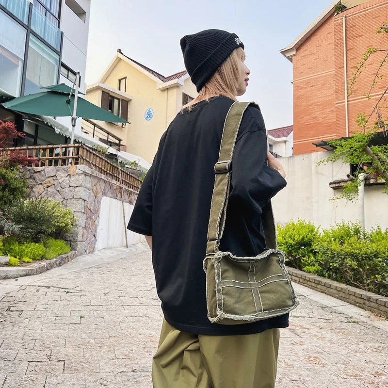 Crossbody Messenger Canvas Messenger Bag Women's Vintage