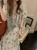 Summer Cotton Spwear Women's Casual Thin Strap Cartoon Print plus Size Home Clothes Comfortable Breathable Nightgown