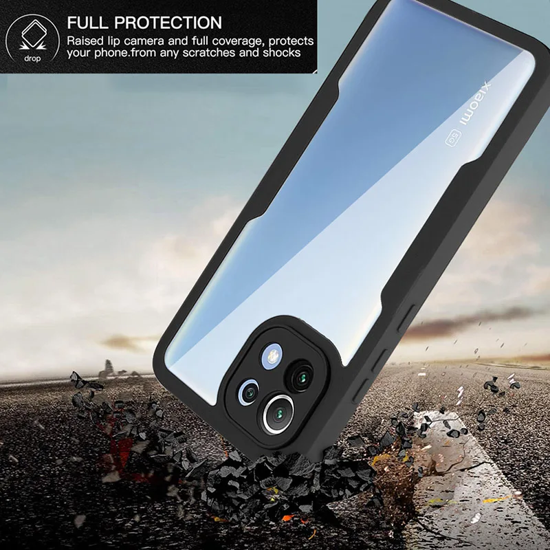 Luxury 360° Double Sided Full Protection Transparent Phone Case