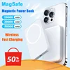 New Magnetic Wireless Portable Power Bank Magsafe External Battery Charger Cases Fast Charging for iPhone Series Samsung Xiaomi 1