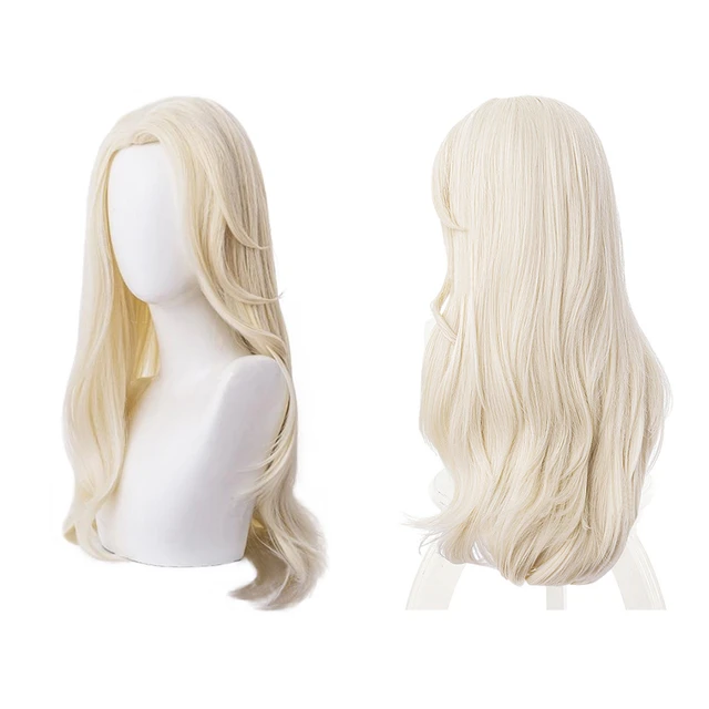 Parrucca Cosplay donna principessa Elsa capelli bianchi argento Snow Queen  Anna parrucca lunga Cosplay natale capelli sintetici natale - AliExpress