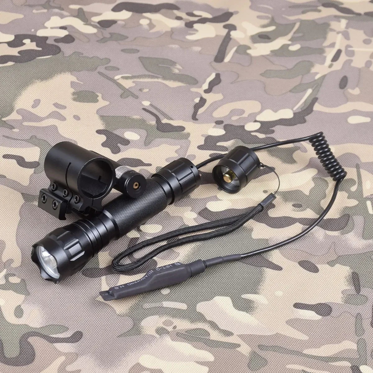 Tactical Metal Rechargeable Weapon Gun Flashlight Red/Green Dot Laser Pointer Sight For Airsoft Rifle AR15 M16 Hunting Torch