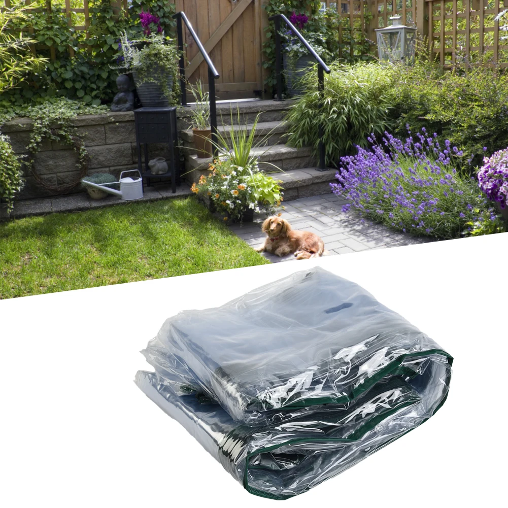 

1PCS Garden Supplies Support Care Plant Covers Mini Greenhouse PVC Plastic Garden Outdoor Plants Grow House Cover 73X143X195cm