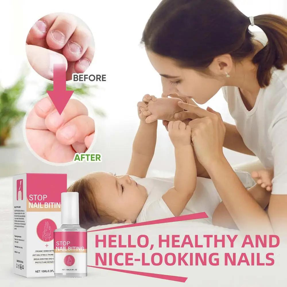 Description Picture 6 of itemStop Nail Biting Treatments Liquid Stop Bitter Liquid Cuticle Care Supplies Bitter Nail Polish Stop Bitting 10ml