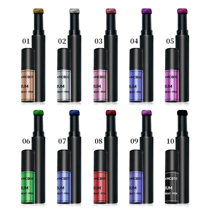 Nail Decoration Powder Glitter Pigment UV Gel