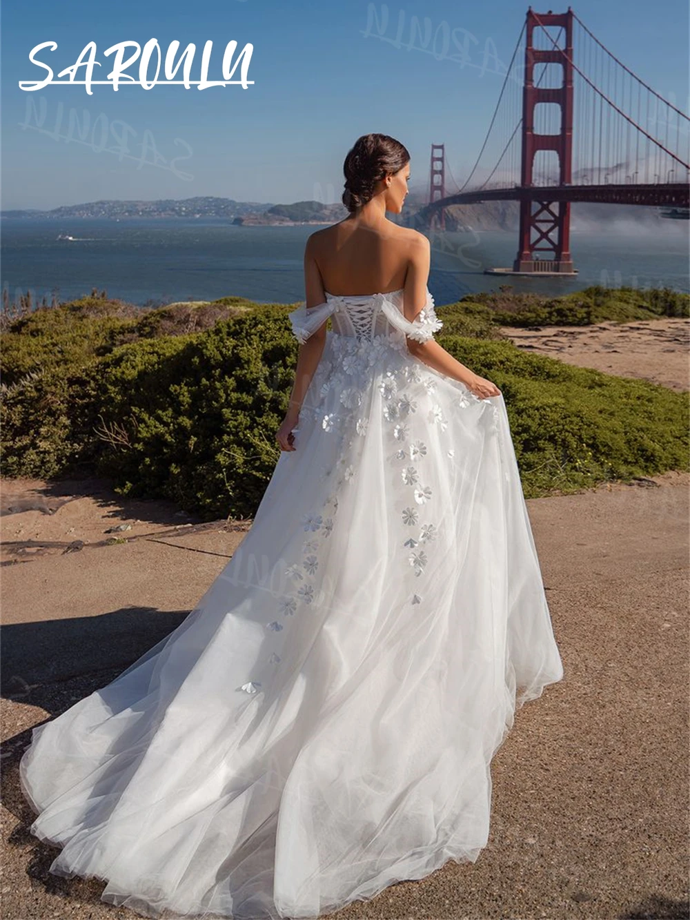 Рисунок 3 - Женское свадебное платье с квадратным вырезом