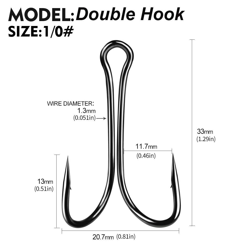 Carbon Steel Fishing Hooks, Carbon Steel Duple Hook, Double Hooks Fishing