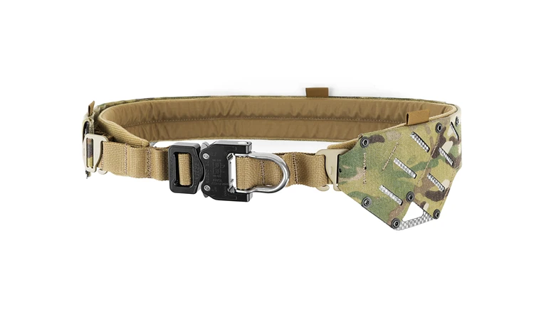 Laser Cut Horizontale Vertikale Schräge Panel Gürtel Molle Haken Schleife Äußere Taille Gürtel Jagd Taktische (Innen Gürtel nicht enthalten) – Detail 5