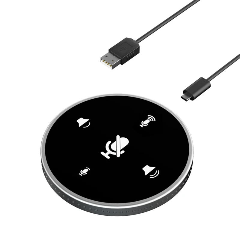 

Лучшие предложения, USB-микрофон для конференц-связи с динамиком, всенаправленный громкоговоритель с звукоснимателем голоса на 360 °, конденсаторный микрофон для ПК Lapto