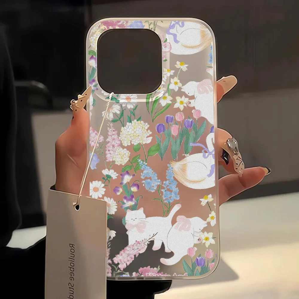 Adorable Black Cat Soft Matte Silicone Phone Case Cover