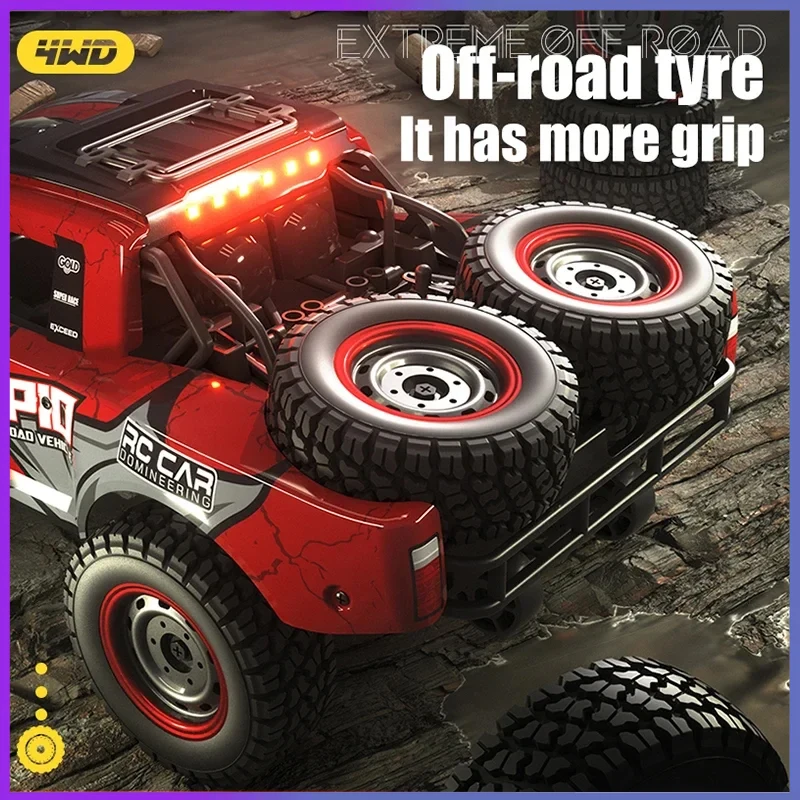 Rc Car Off Road 4x4 50km/h or 70km/h High Speed Brushless Motor Monster Truck 1/16 Desert/Snow Racing Drift Cars Toys for Boys 4
